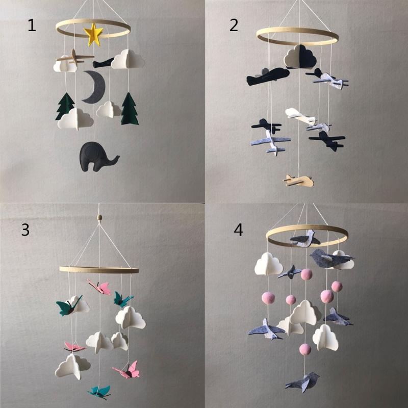 1Set Baby Rattle Mobile Toys Crib Toy Bed Hanging Newborn Wind Chimes Bell Nordic Kids Room Decoration Photography Props