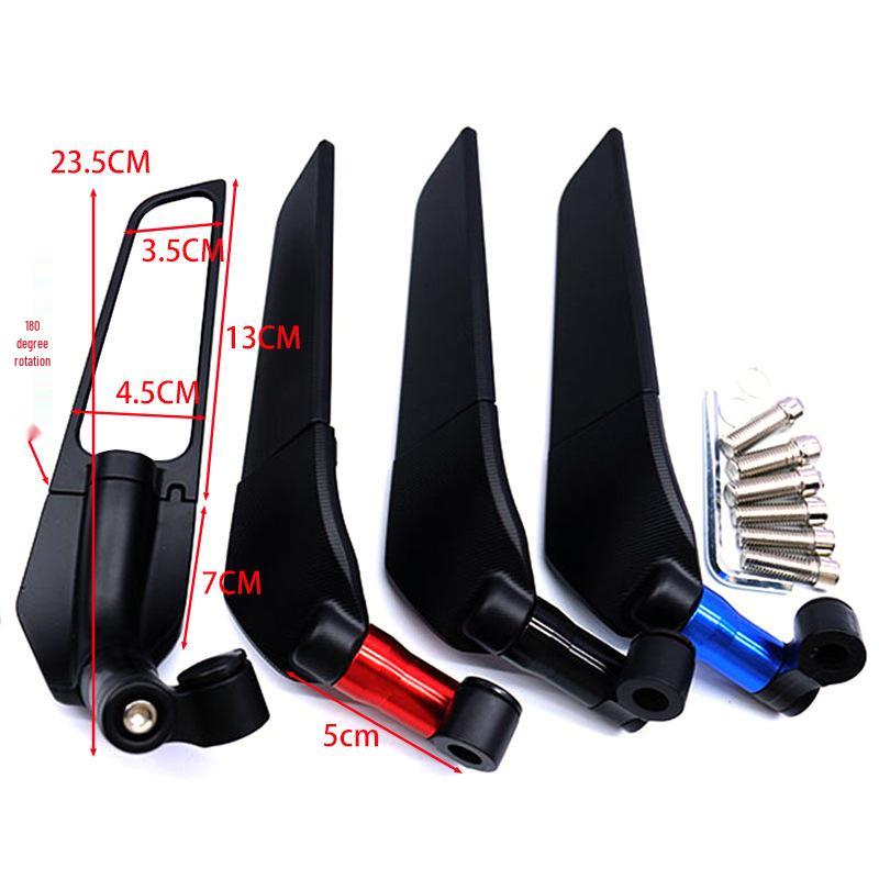 Универсальное мотоциклетное зеркало заднего вида с ветровым крылом для электромобилей, совместимое с Ninebot и Niu