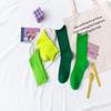 Quentin Colorful Socks Custom logo Slouch Socks for Women With Grip logo High Quality New Fashion Plain Crew Socks