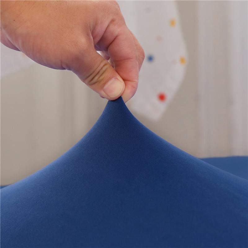 Nordic Solid Color Sofa Bed Cover Elastic Spandex Armless Sofa Slipcovers Folding Sofas Skirt Cover For Living Room Home Decor