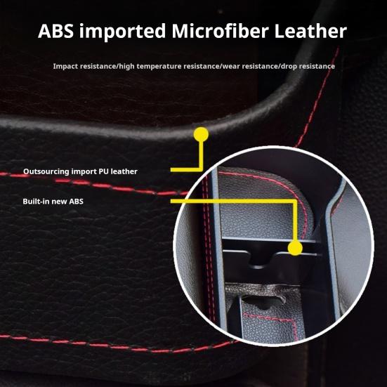 Car Seat Gap Storage Organizer with Cup Holder Large Capacity Simple Installation Auto Seat