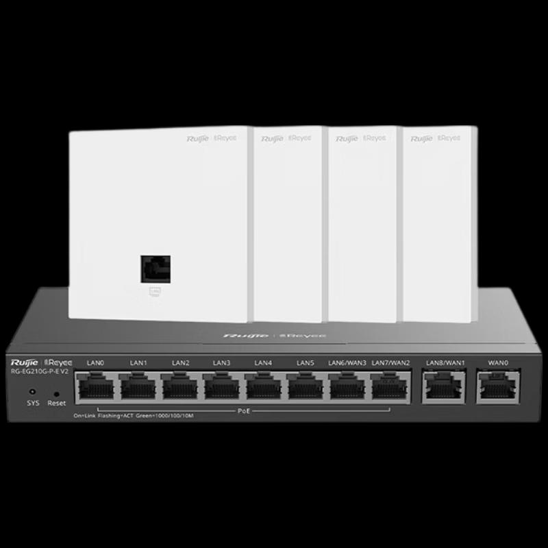 Ruijie WiFi 6 Wireless AP Panel System 1800M (CN version)