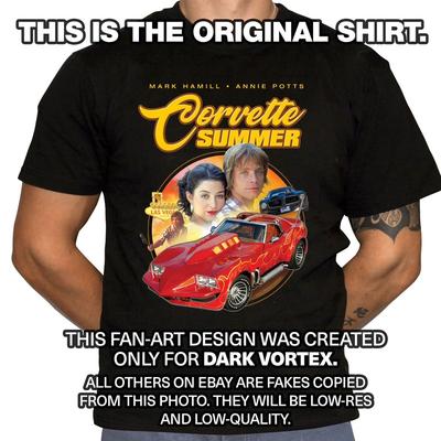 Футболка Corvette Summer - Культовый фильм об автомобиле - Фильм об маслкаре 1970-х годов