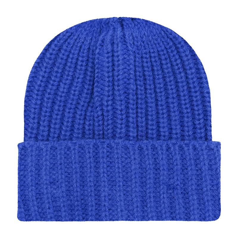 Womens Knitted Striped Beanie Thickened Warm Coldresistant Winter Snowfield