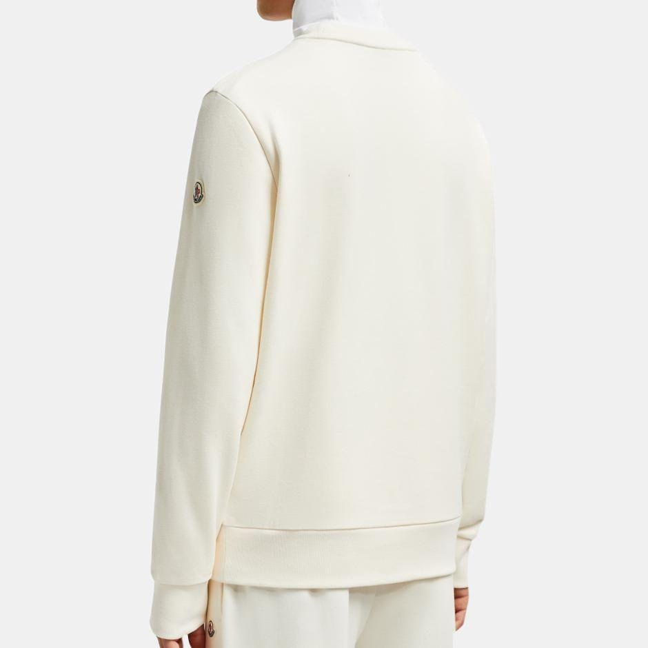 Moncler Logo Letter Crew Neck Long Sleeve Sweatshirt Men sweatshirt Beige K1-091-8G00033-89AUJ-034