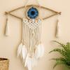 Evil Eye Dream Catcher Macrame Wall Hanging