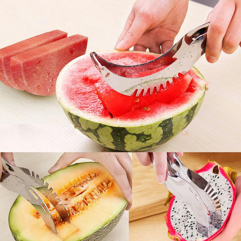 304 Stainless Steel Watermelon Artifact Slicing Knife Kitchen Accessories Gadgets Knife Corer Fruit And Vegetable Tools