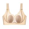 Liquid foundation underwear women's summer thin full cup large chest small anti-sagging skin tone non-marking invisible back bra cover