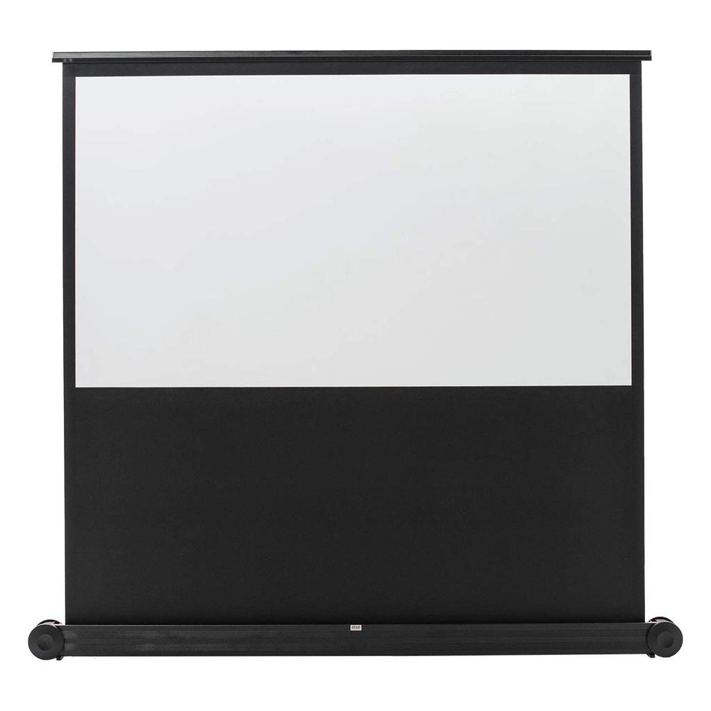 Sanwa Direct Projector Screen 80 Inches Free Standing Pantograph Type Floor Standing with Moving Roller 169 100-PRS014