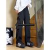 Осенние мужские повседневные брюки, брюки прямого кроя, функциональные брюки, длинные брюки, спортивные брюки, мужские черные тактические брюки, брюки карго, трендовые