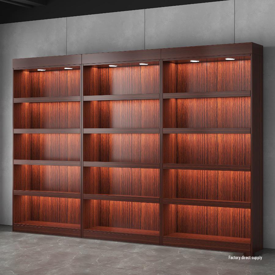 High-End Multi-Layer Wine and Cigarette Display Cabinet for Stores
