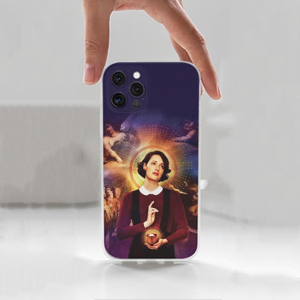 Чехол для телефона Fleabag-es TV для iPhone 16,15,14,13,12,11 Plus,Pro,Max,XR,XS,X,7,8 Plus,SE,Mini,Прозрачный,Силиконовый Чехол