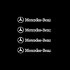 4/10pcs Mini Metal emblem Car Stickers For Mercedes Benz AMG W212 W204 W211W168 W213 W205 W210 W124 WE1