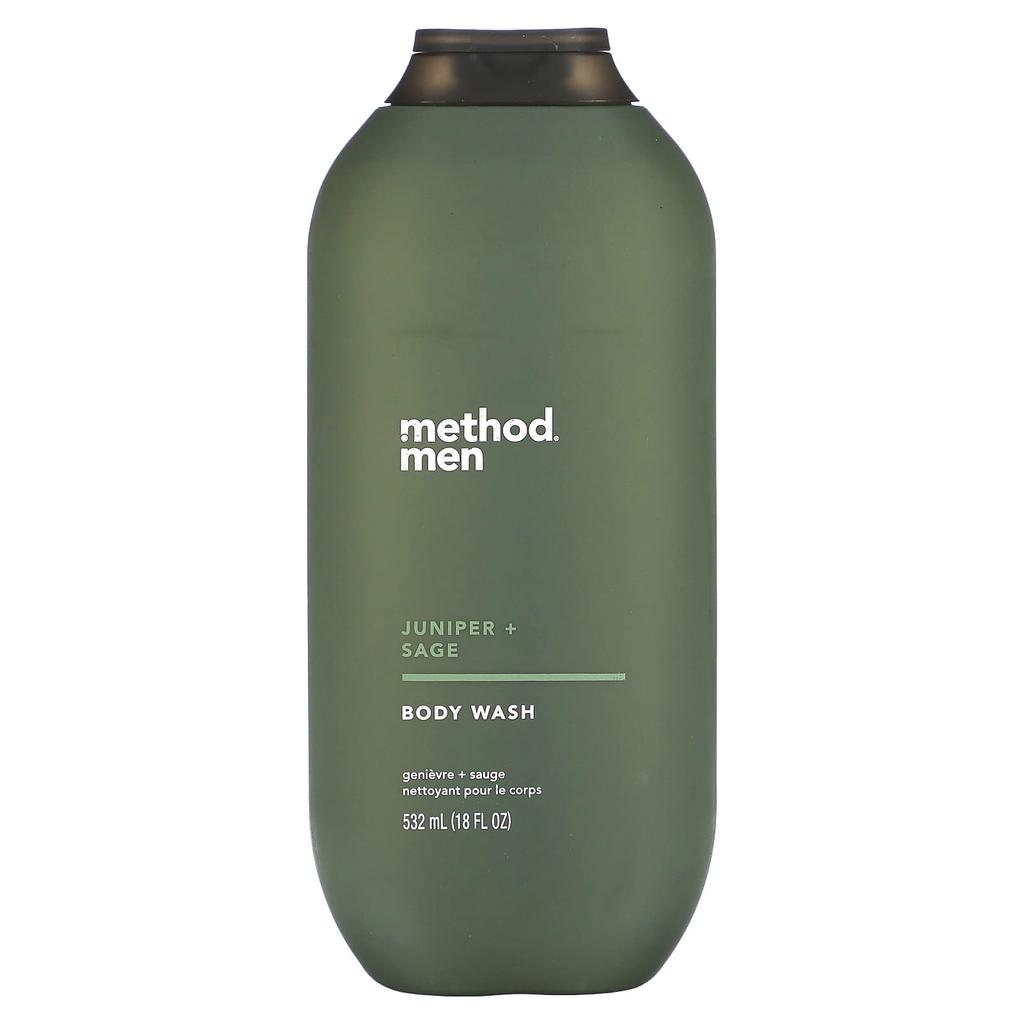 Man, Body Wash, Juniper & Sage, 18 Fl Oz (532 Ml)