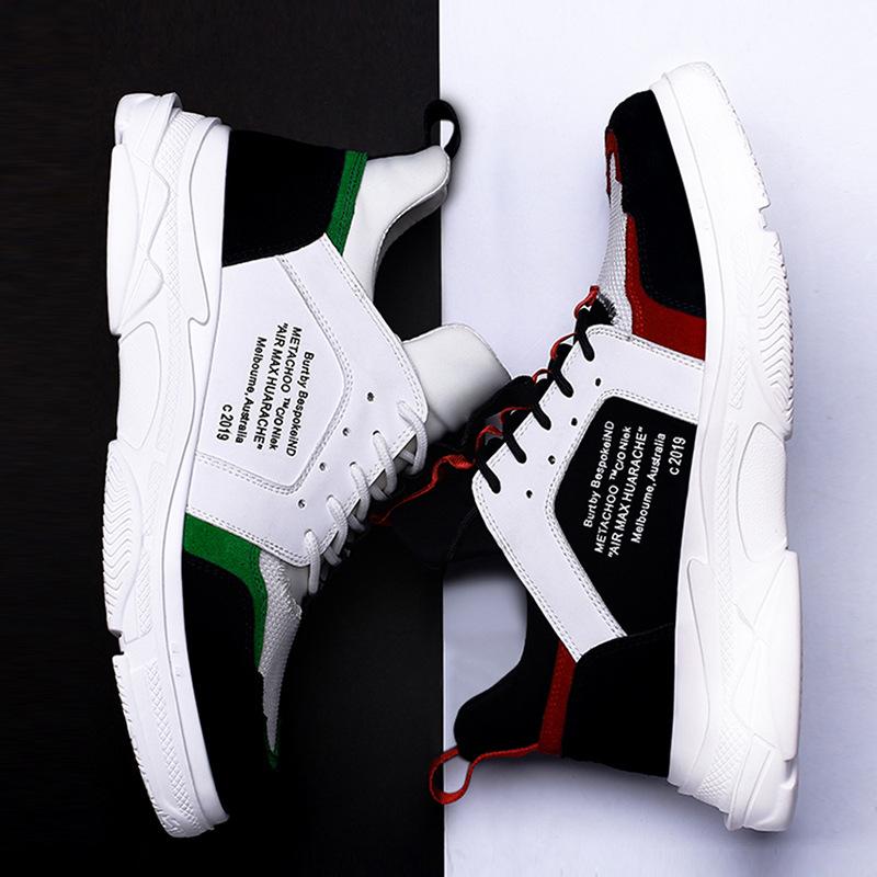 Модная мужская обувь Кроссовки Весенние новые легкие трендовые мужские спортивные туфли Повседневная обувь Роскошные удобные белые туфли