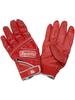 Franklin Power Strap Chrome Бейсбольные перчатки для отбивания Натуральный Размер M Амбидекстральные, Кожа, (fra19ss), Красный,