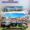 3Pcs School Uniforms Friendship Bedding Set Quilt Cover Pillowcase Home Christmas Xmas Halloween Gift 1 Duvet Cover 2 Pillowcase M924649