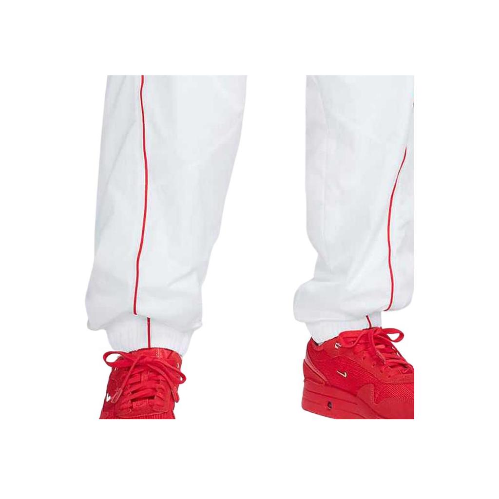 Nike X Jacquemus Collaboration Удобные дышащие легкие приятные для кожи трикотажные спортивные брюки унисекс брюки белого цвета University-Red FV5702-100