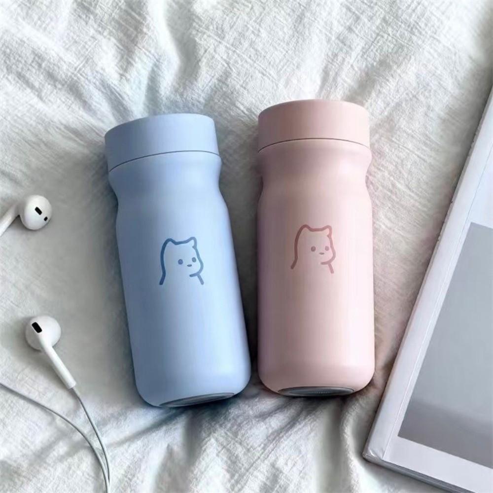 Cartoon Tea Infuser Mug Leak Proof Vacuum Insulated Cup Reusable Mini Pocket Mug Tea Brewing