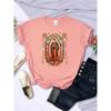 Street T-Shirts Our Lady of Guadalupe Printed Tee Shirts Comfortable O-Neck Short Sleeve Summer Casual Female Clothes