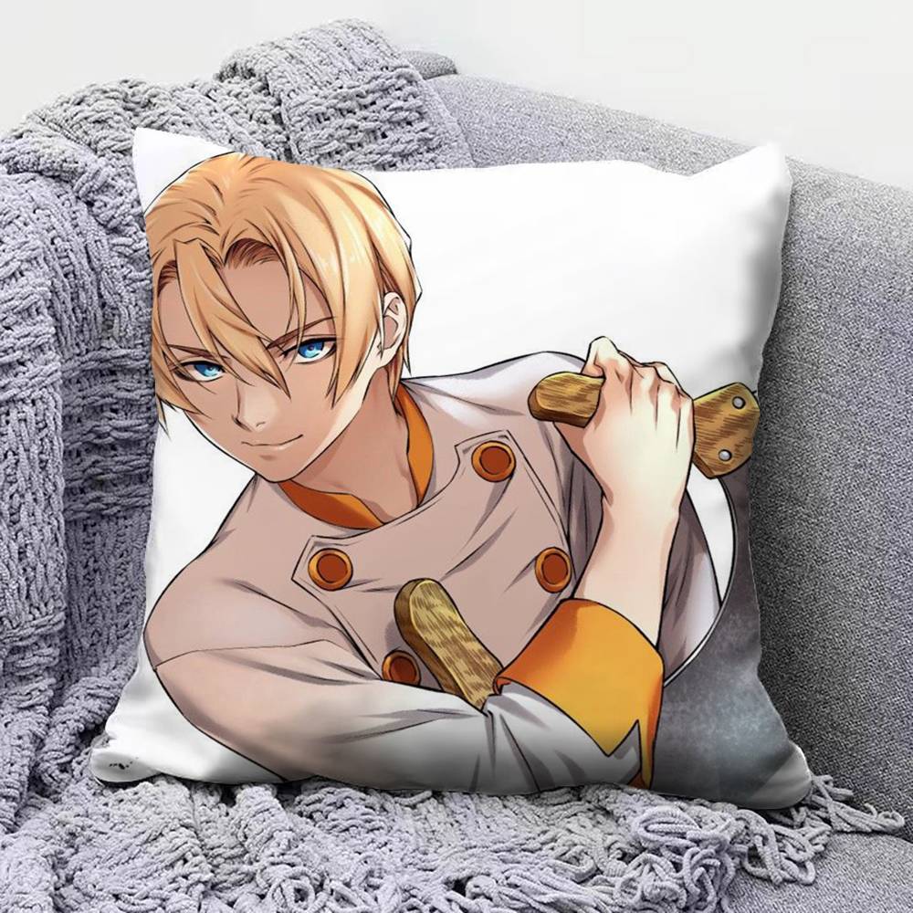 Аниме Food Wars Shokugeki no Soma Чехлы на подушки для дивана и Декоративные наволочки на заказ