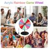 Стол с призовым колесом на 12 слотов, спиннер призового колеса, прочное основание, с маркером для сухого стирания для выставок, карнавалов и дома