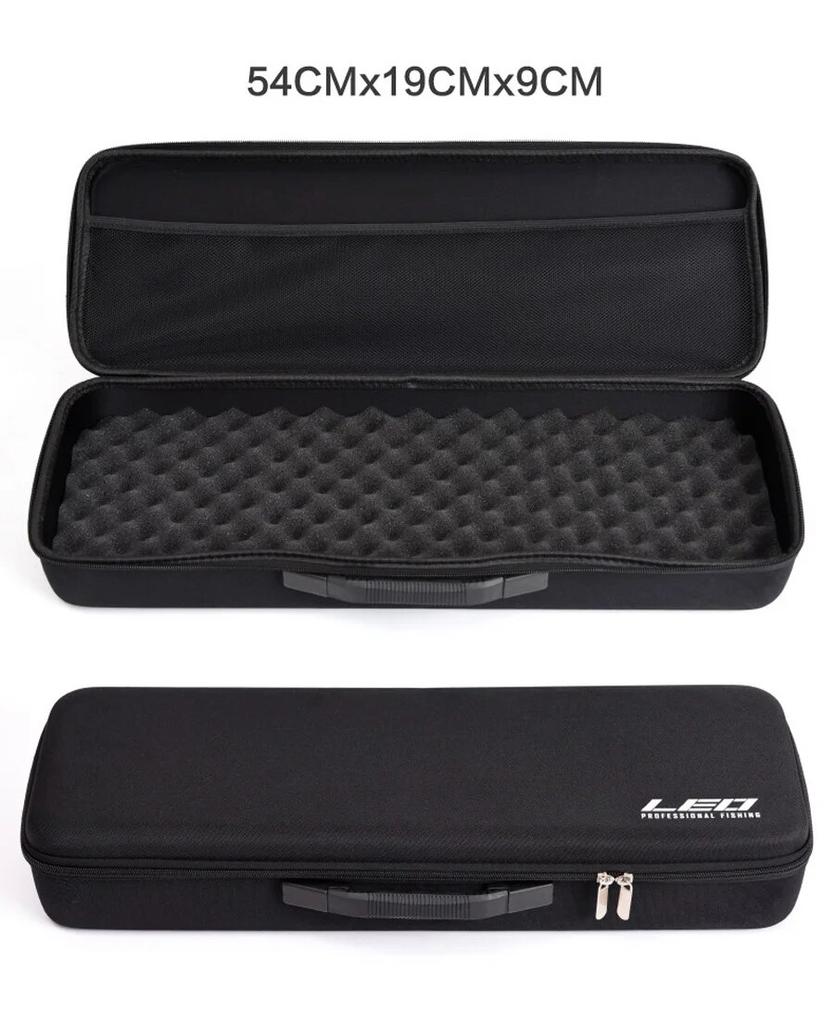 Сумка для хранения удочки и катушки с твердым корпусом из ЭВА, портативный чехол для удочки, держатель-переноска, органайзер для хранения инструментов для рыболовных снастей