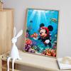 Disney Diamond Painting Underwater Mickey Diamond Art Painting Set for Home Office Decoration Handmade Gifts