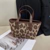 Autumn Winter Leopard Small Luxury Designer Shoulder Crossbody Vintage Bags Plutonium Leather Shopper Bags Ladies