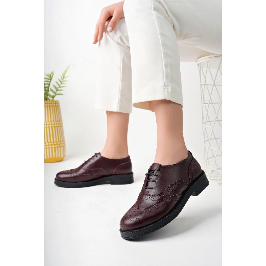 Женские оксфорды из натуральной кожи