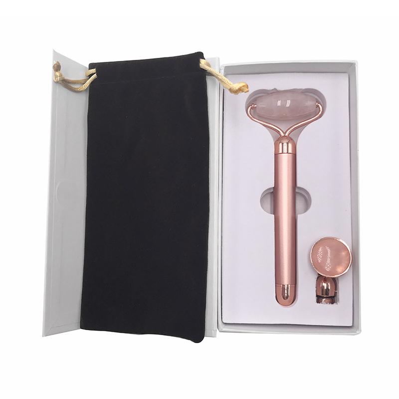 Набор из 2 предметов Роллер и Гуа Ша для лица, шеи, глаз, смола, инструмент для массажа лица, уход за здоровьем, скребок, инструменты для красоты и ухода за кожей
