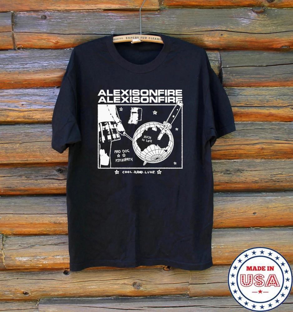 Alexisonfire Mad Dog Psychopath Такая Жизнь 2025 Футболка Черная Все Размеры KK250 Унисекс Футболка