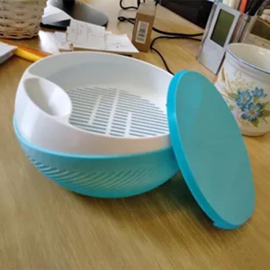 Напечатанная на 3D-принтере миска для семечек и орехов, двухслойная тарелка для закусок с отсеком для шелухи, сервировочная миска для фруктов и конфет, контейнер для отходов от скорлупы