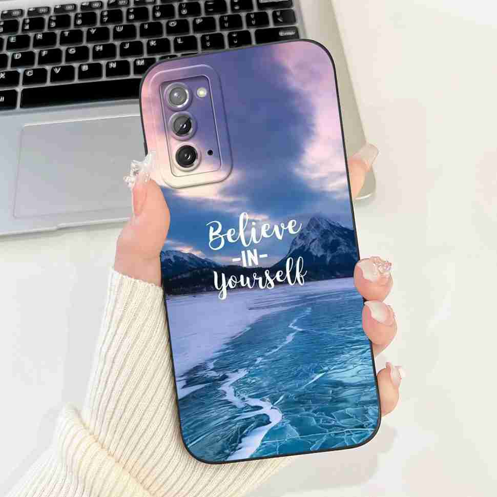 For Samsung Galaxy Note20 4G Case SM-N980F Popular Love Soft Silicone Cover For Samsung note20 5G 6.7" Cute Butterfly Bumper