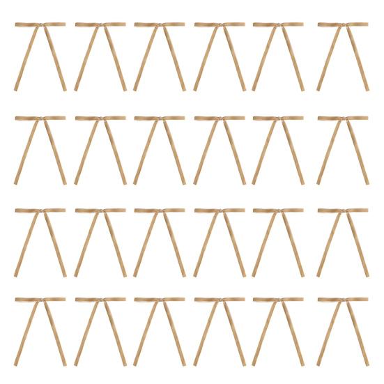 24 шт. бархатных рождественских бантов из деревенской бархатной ленты банты рождественский венок подарок