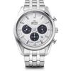 Men's RN-TX0305S (Contemporary Solar Powered Chronograph Men's Metal) Round Watch Silver