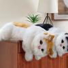 Имитация кошачьего украшения из искусственного меха, плюшевая игрушка для кота, пушистая кошачья игрушка, мягкая кукла