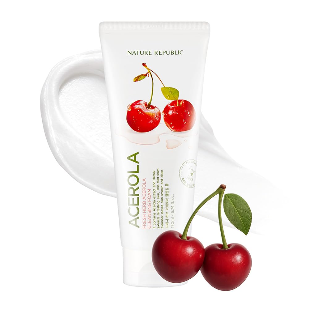 Nature Republic Очищающая пенка Fresh Herb Acerola 170 мл