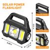 Multi Functional Searchlight Portable Light High-Power COB Outdoor Flashlight Solar Charging Strong Light Ultra Bright Long