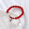 Agate Bracelet Crystal Beaded Bracelet. Fashion Women Daily Jewelry Lucky Gift