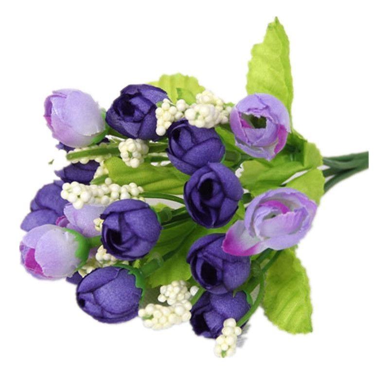 Элегантные искусственные цветы бутоны чайной розы для свадебного букета и свадебного декора