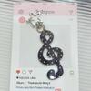Sweet Acrylic Keychain Shaped Illustration Mobile Phone Pendants Fashion Bag Charms