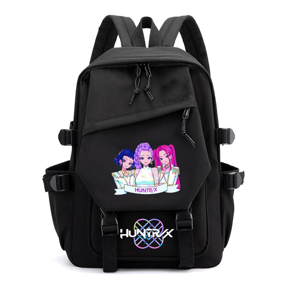 Аниме Мультфильм Kpop Охотники на демонов Принт Рюкзак для Подростка Мальчика Девочки Школьный Рюкзак Детский Студенческий Рюкзак Женская Дорожная Сумка Детский Подарок Mochila