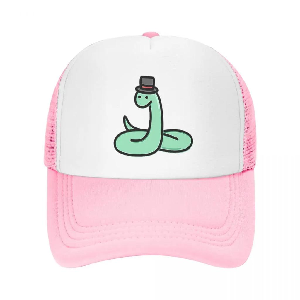 Cute Snake Cap Fashion Casual Mesh Baseball Caps Adjustable Hat Hip Hop Summer Unisex Baseball Hats Polychromatic