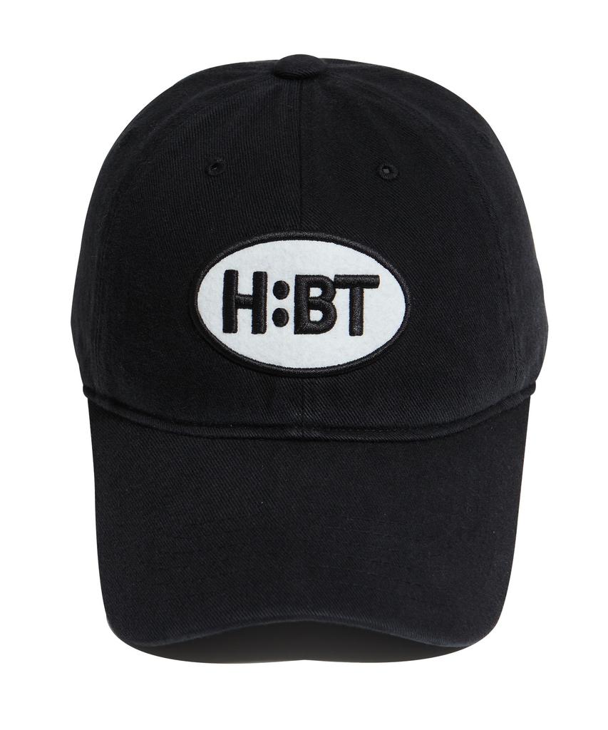 Кепка-бейсболка Hebeles Hbt Casual с нашивкой, пигментная стирка - Черная