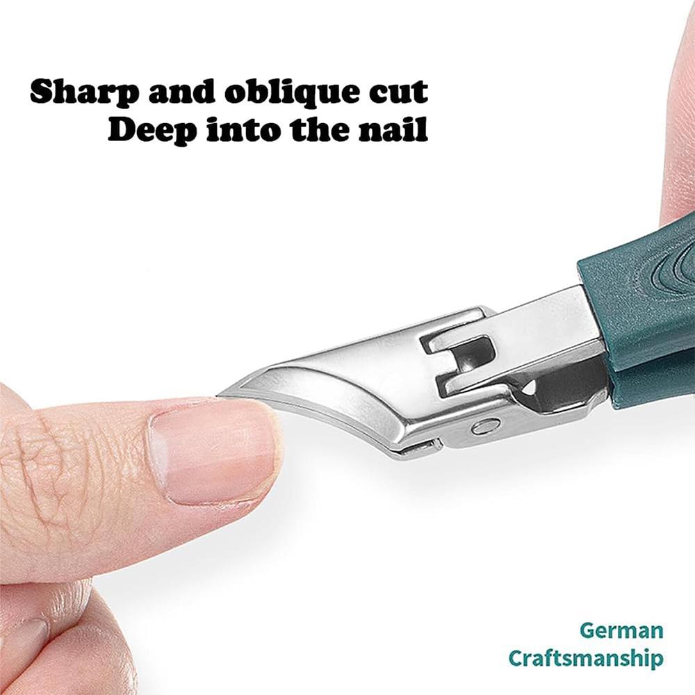 Кусачки для ногтей Eagle Beak, кусачки для ногтей Eagle Beak со скошенной кромкой, сверхпрочные изогнутые кусачки для ногтей, кусачки для ногтей на ногах и руках для толстых ногтей