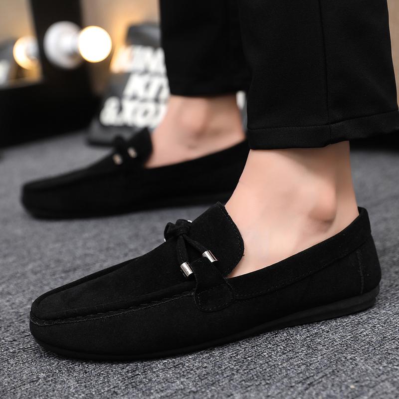 New Fashion Men's Loafers Large Size Trend Bean Shoes Casual Men's Shoes