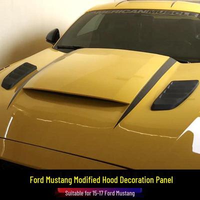 Ford Mustang 2015-2017 Декоративная панель капота Клейкая накладка Стикер