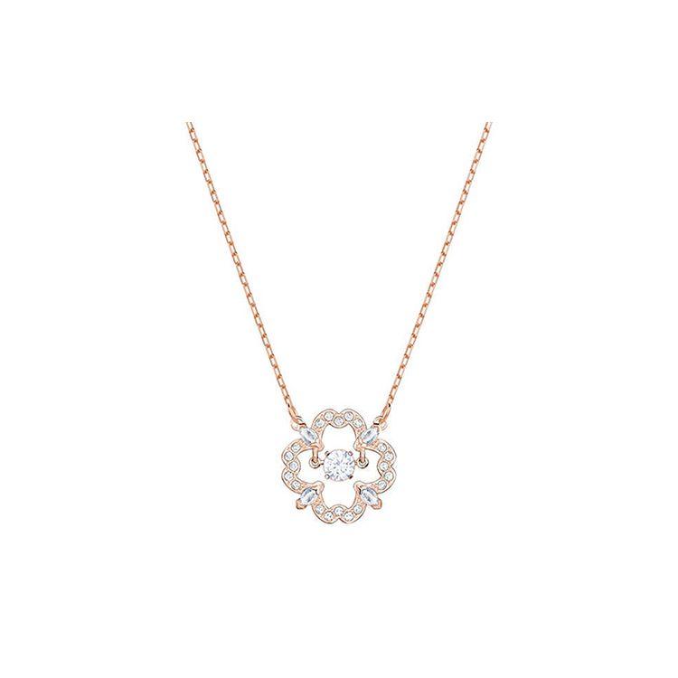 Swarovski Floral Dancing Necklace Women necklace Rose-Gold 5408437