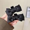 2pcs Sweet Headdress Satin Hair Clips Non-Slip Mini Shark Clip Hair Styling Clip  Hair Accessories